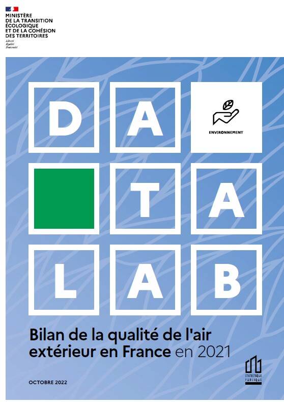 Bilan de la qualité de l’air extérieur en France en 2021