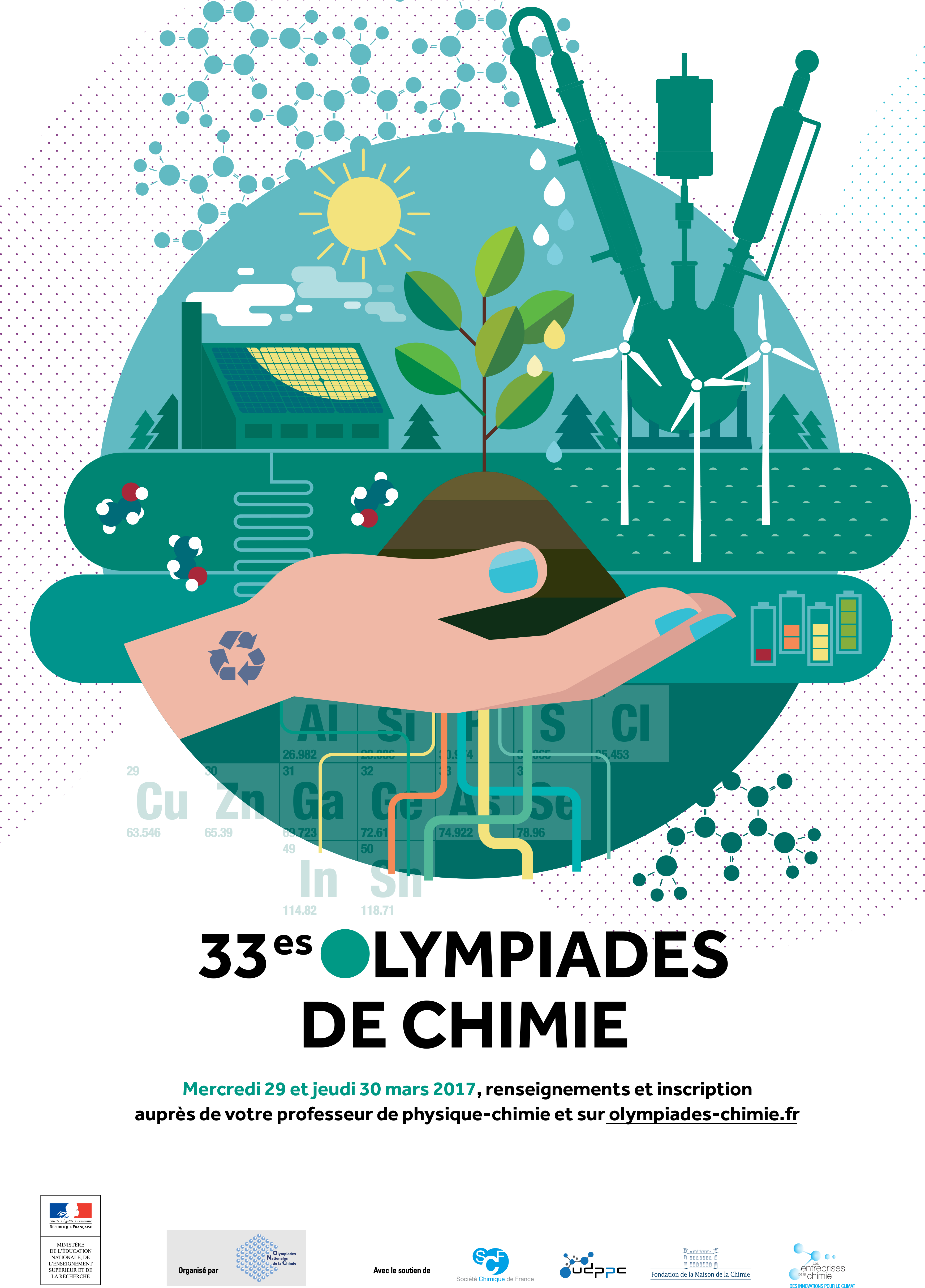 En route pour les 33es Olympiades de la chimie !