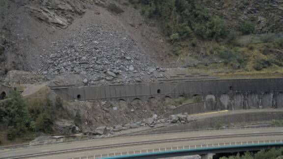 Eboulement en Maurienne : les travaux s'avèrent plus longs que prévus