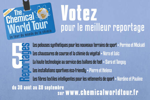 Chemical World Tour : La 2e saison « chimie et sport » est lancée! 